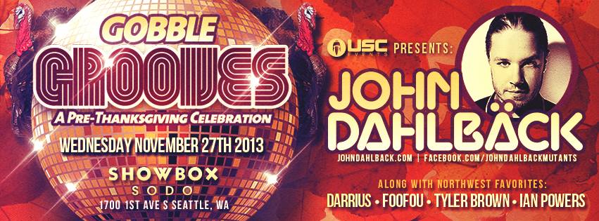 John Dahlback - Gobble Grooves - USC Events