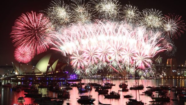 australia day 2014 - fireworks - sydney