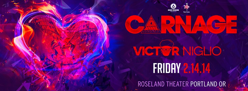 Carnage and Victor Niglio at Roseland Theater - February 14th - 2014