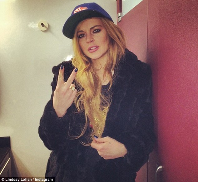 Lindsay Lohan gets tips from world class DJs Diplo and Major Lazer live in New York City.