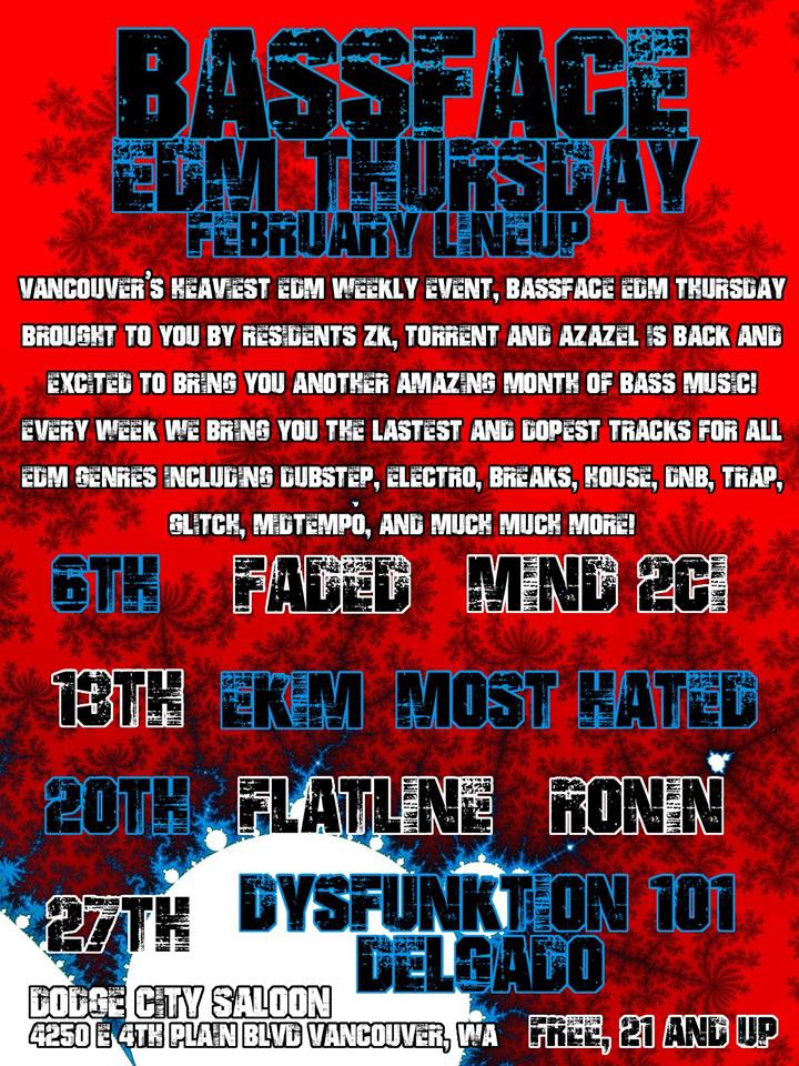 Bass Valentines - Dodge City Saloon - Vancouver, WA