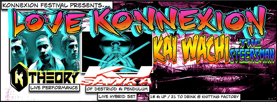 Knitting Factory - Love Konnexion - Kai Wachi - The Steersman - K Theory