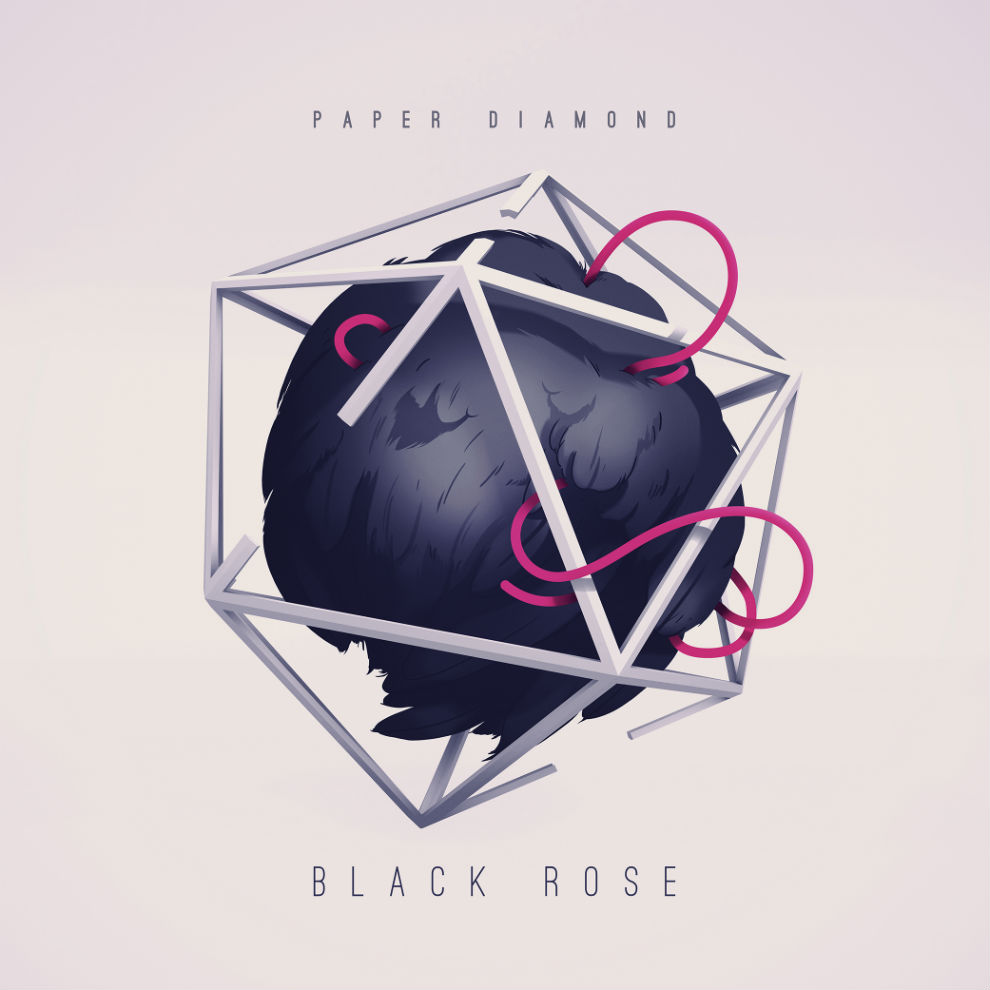 Paper Diamond - Black Rose
