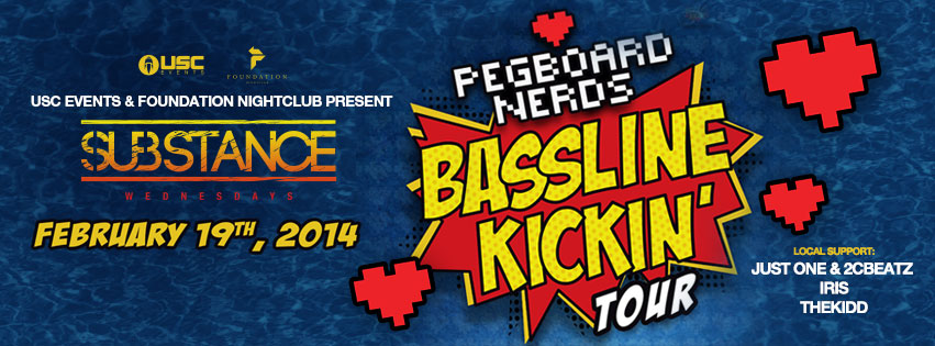 Pegboard Nerds - Bassline Kickin' Tour - Substance Wednesdays