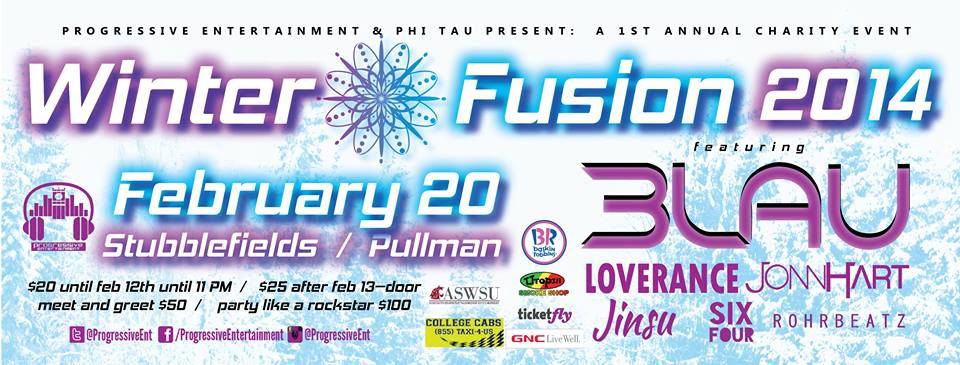 Winter Fusion 2014 - 3LAU - February 20th - Pullman