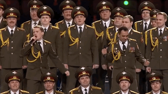 Sochi Olympics - Russian Officers - Daft Punk Get Lucky