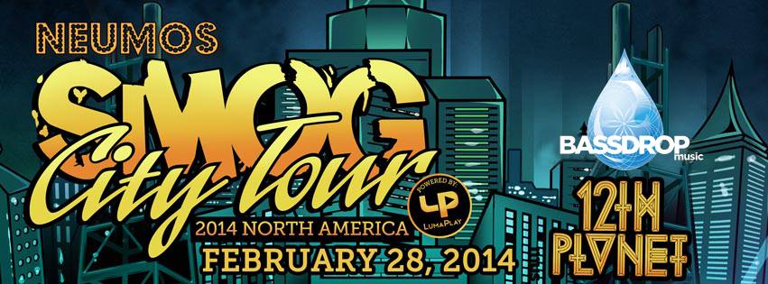 neumos smog city tour 12th planet bass drop