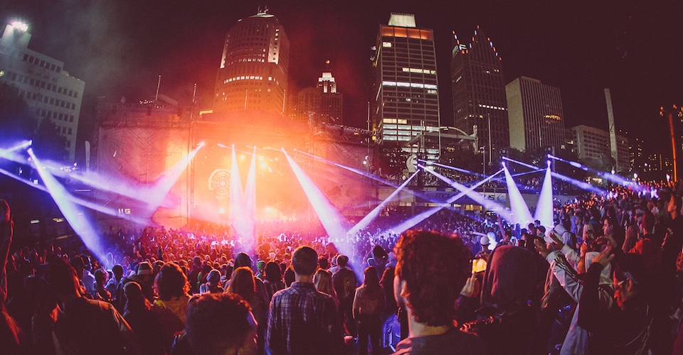 Movement Music Festival is held Memorial Day weekend annually in Detroit.