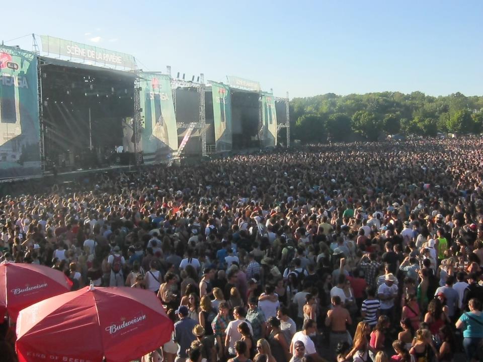Osheaga Music Festival is held annually late July - early August in Montreal, QC.