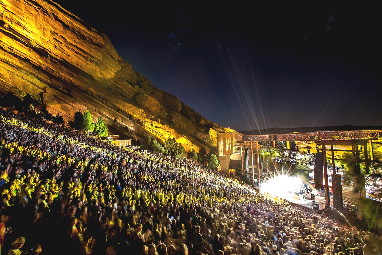Red Rocks Amphitheater hosts one of the Global Dance Festivals annually held in the middle of July