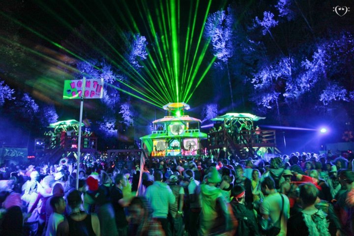 Shambhala  Music Festival held annually in August in Salmo, BC