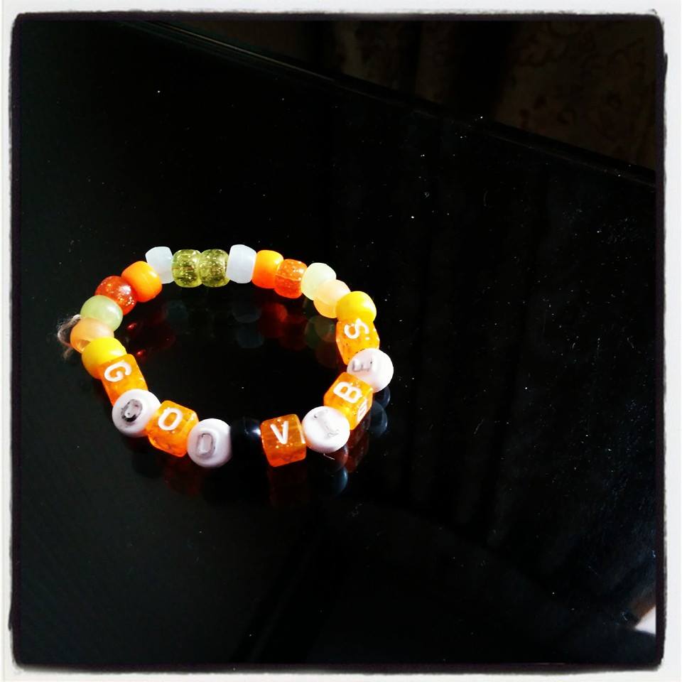 Good Vibes kandi from Webster Hall