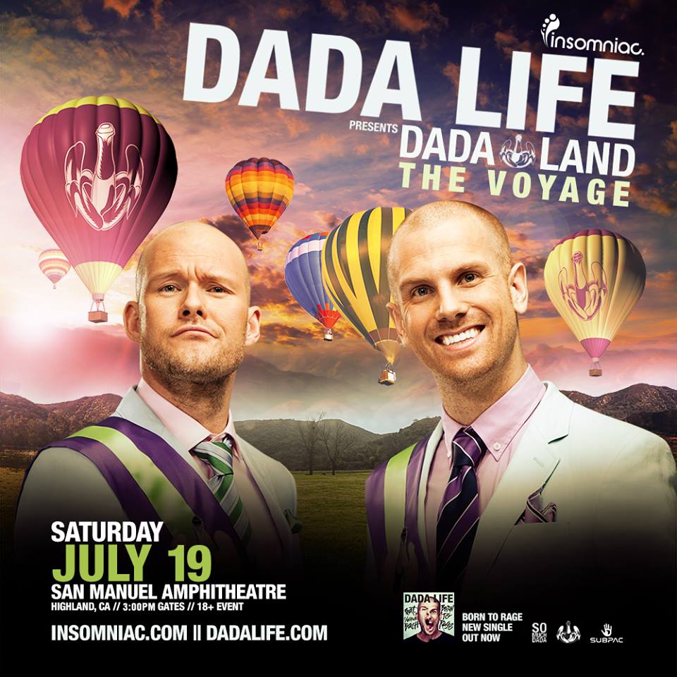 dada life the voyage first dj world tour via hot air balloon