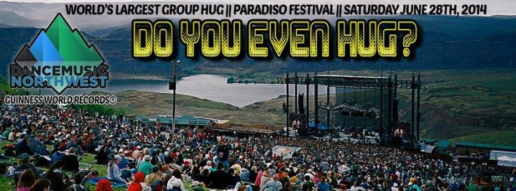 paradiso festival world record hug