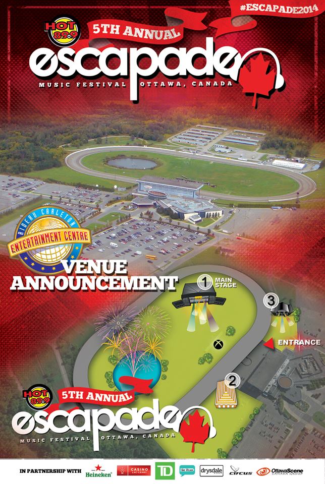 Escapade Music Festival switches venues with little notice