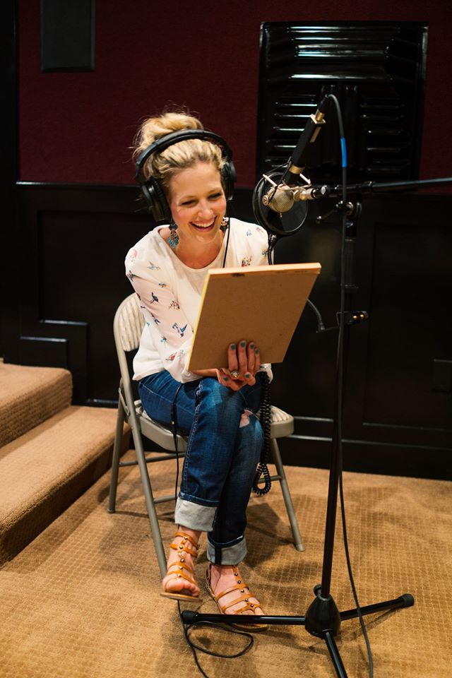 haley in the studio