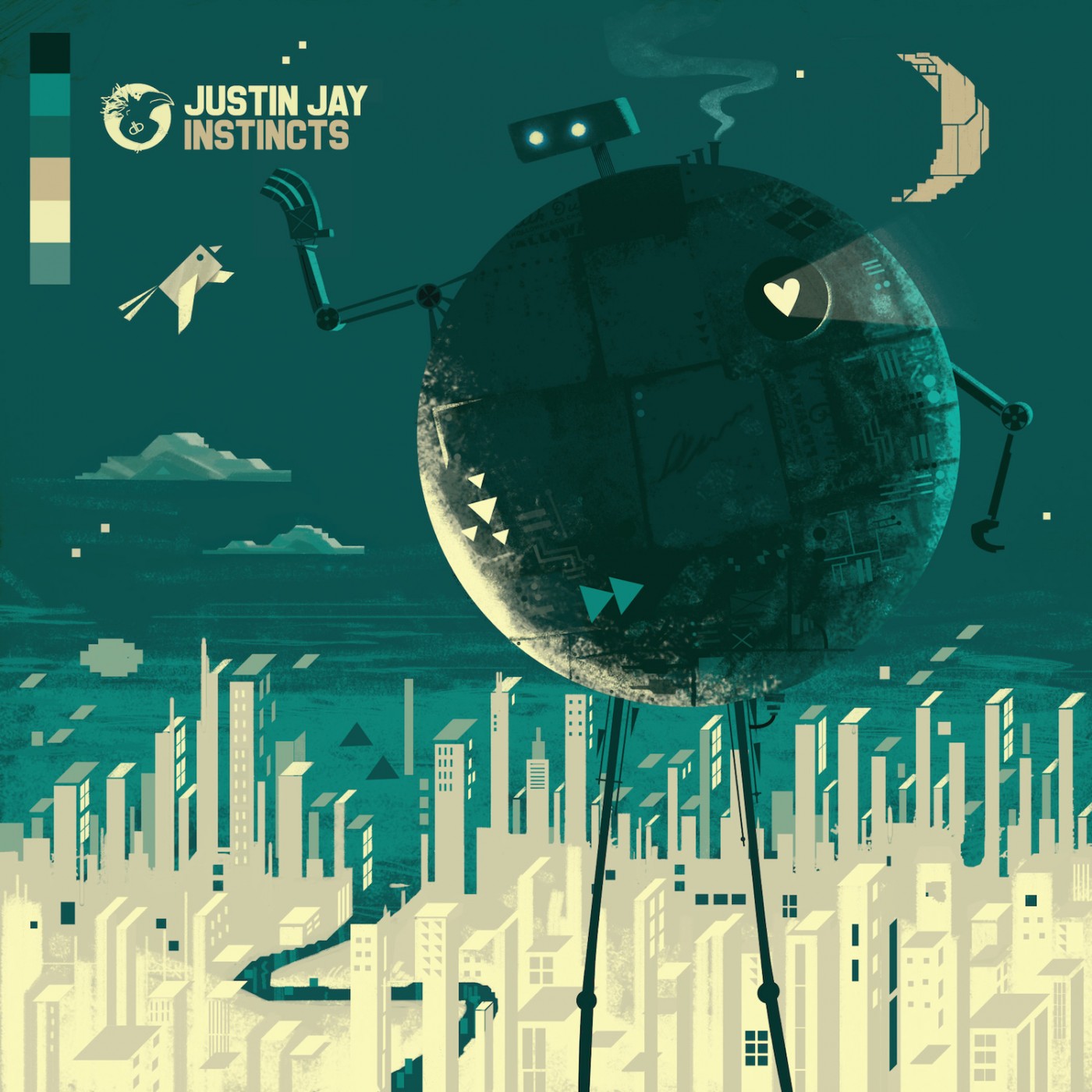 We love the friendly robotic sounds on the Instincts EP from Justin Jay