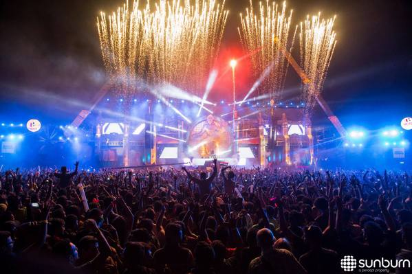 Sunburn Music Festival in Goa, India