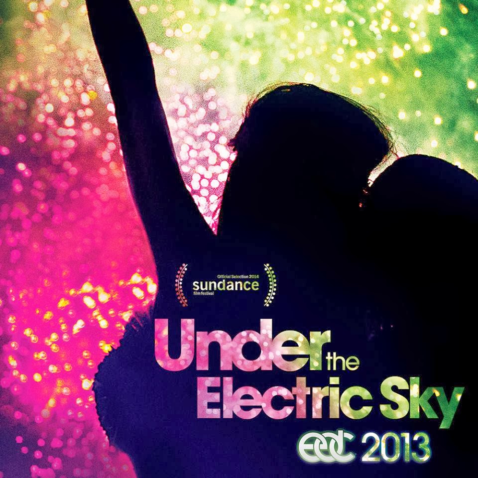 A movie poster for Under The Electric Sky