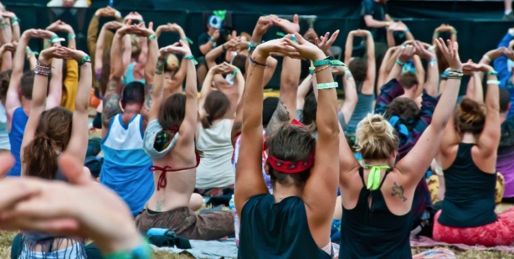 electric forest yoga brain on music