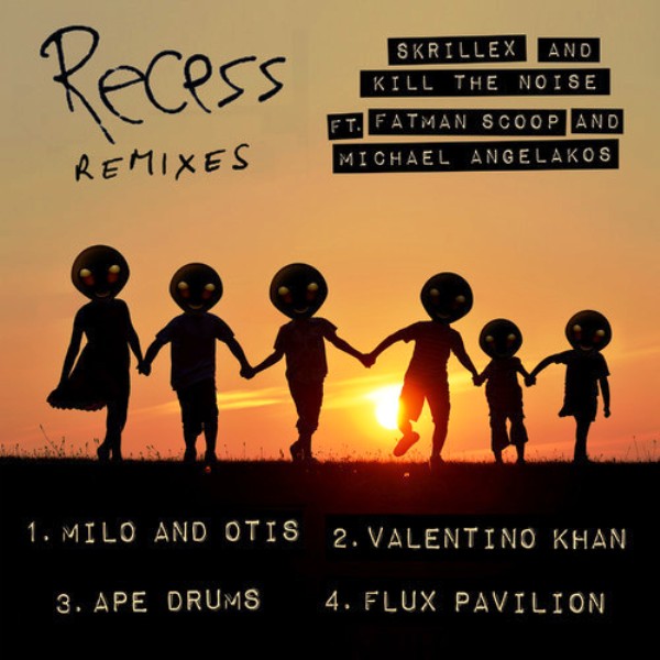 artwork for Skrillex's recess remixes EP