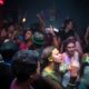 Crowd partying in a nightclub