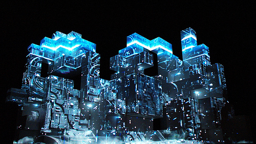 This is a photo of Amon Tobin's Decibel Festival 2011 performance at the Paramount Theatre.