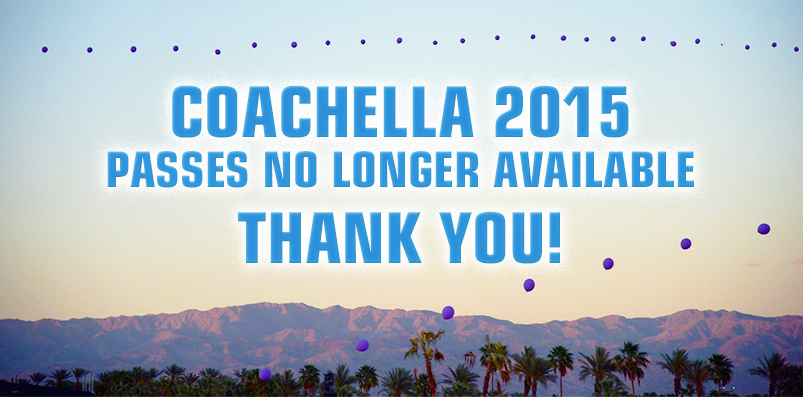Coachella Sellout announcement