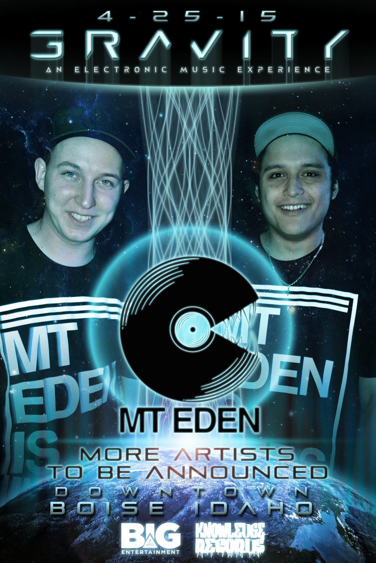 Renowned dubstep duo Mt. Eden is the first of four national headliner announcements for Gravity Boise.