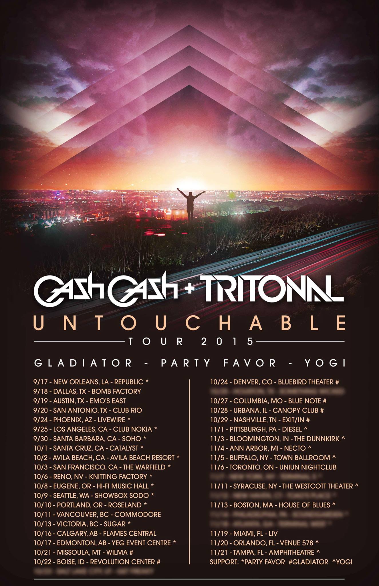 tritonal cash cash untouchable tour 2015