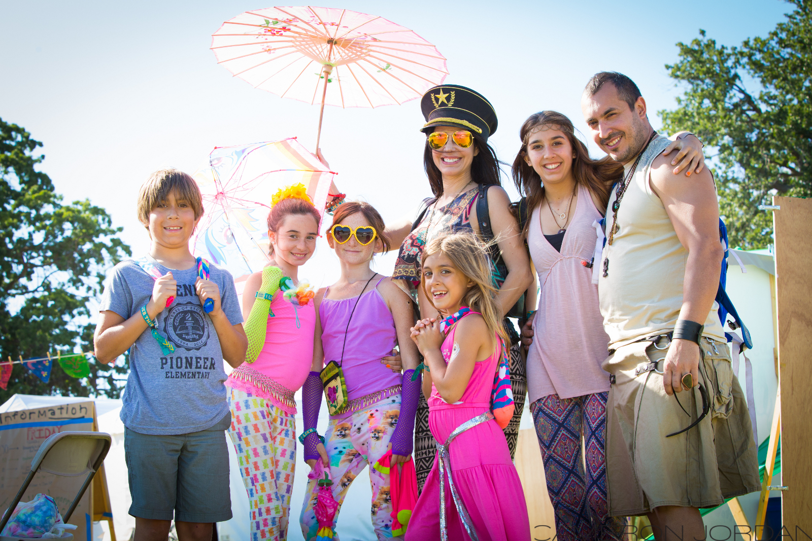 A family that raves together, stays together. (Photo by Cameron Jordan)