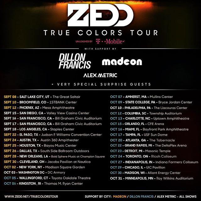zedd tour dates