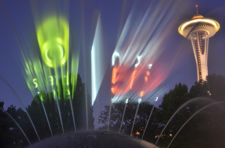 Seattle Center, Fountain Of Light, Sean Horton, Decibel Festival