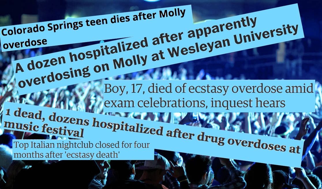 molly mdma drug overdose headlines