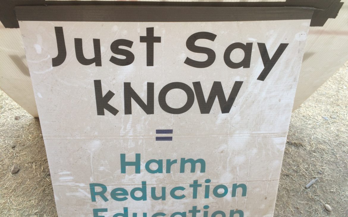 festival camping guide harm reduction