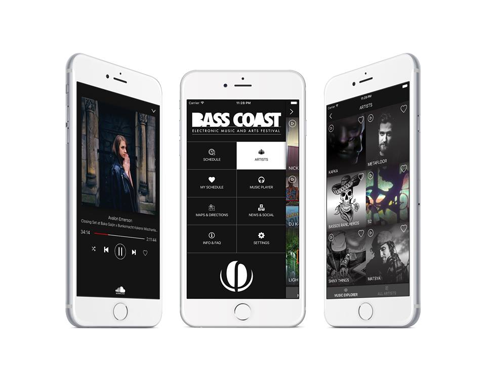 bass coast vancouver app 2016
