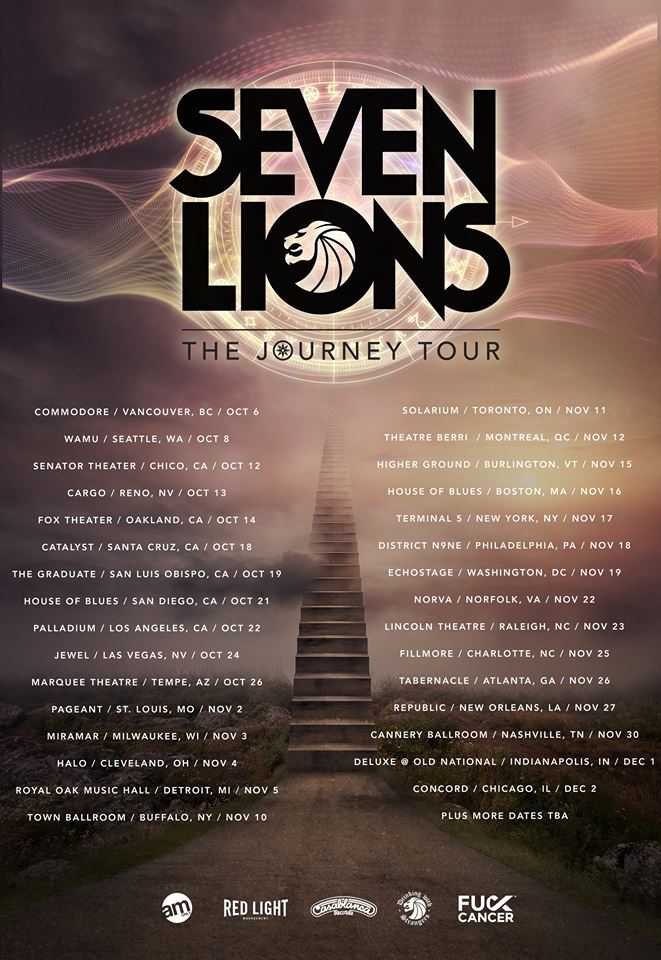 Seven Lions The Journey Tour list
