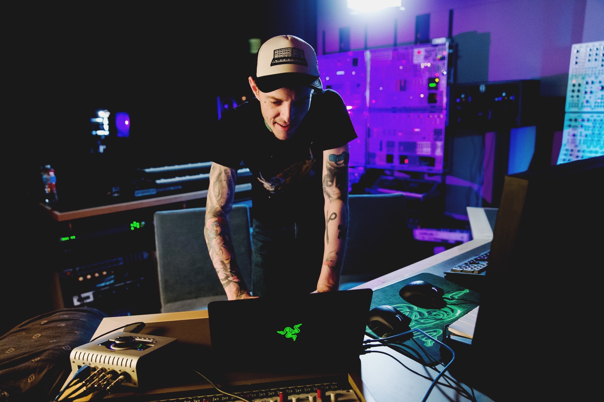 Deadmau5 in the studio