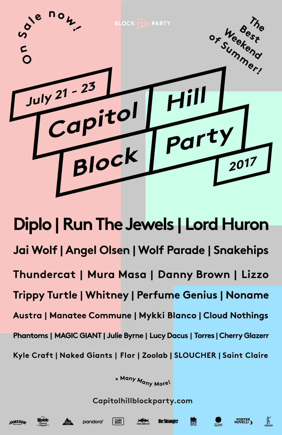 capitol hill block party 2017 lineup