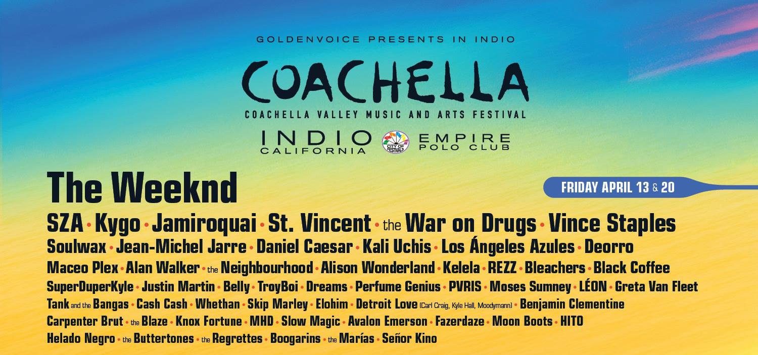 coachella 2018 lineup