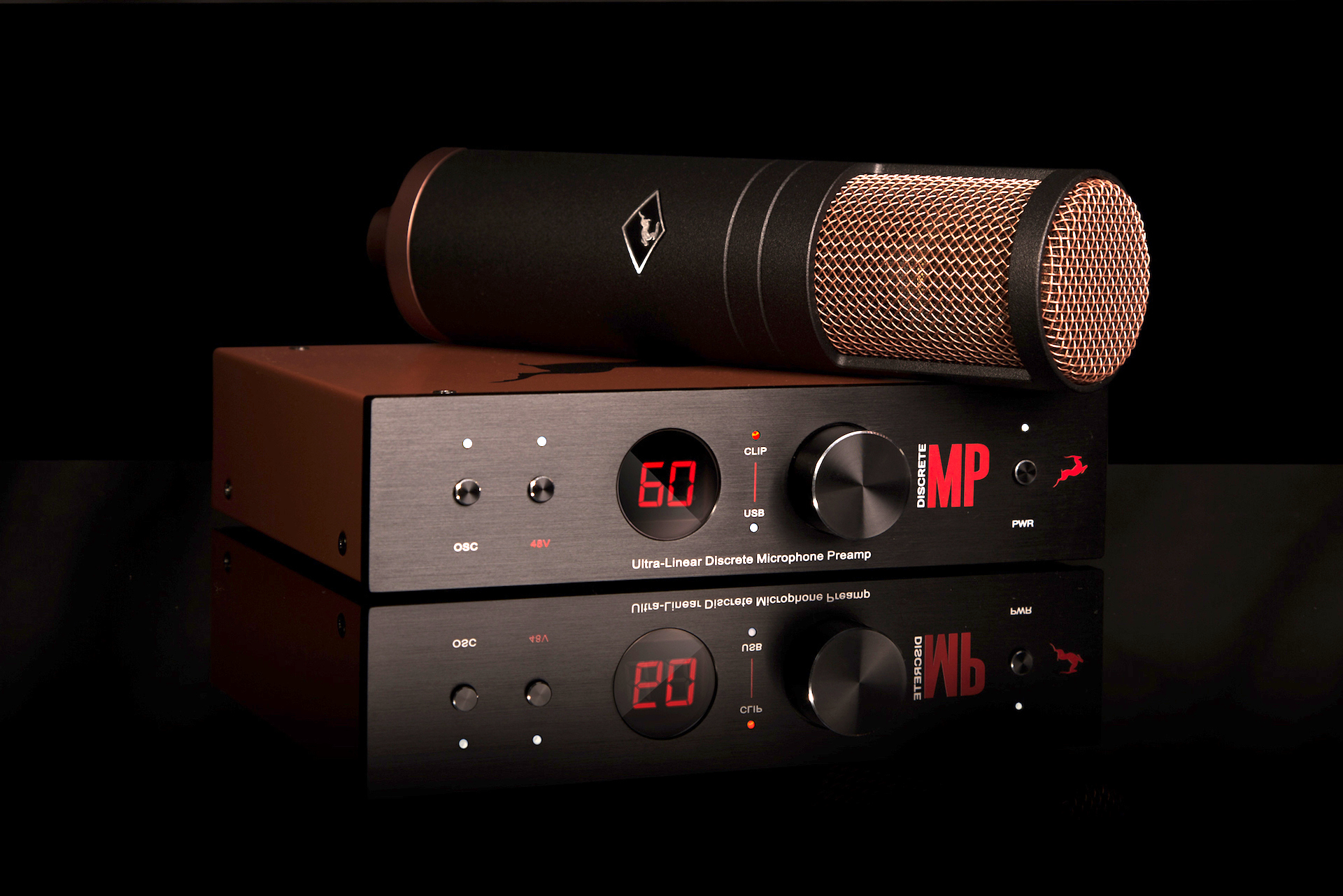 Antelope Audio's Discrete MP preamp and EDGE modeling mic comprise the EDGE Strip