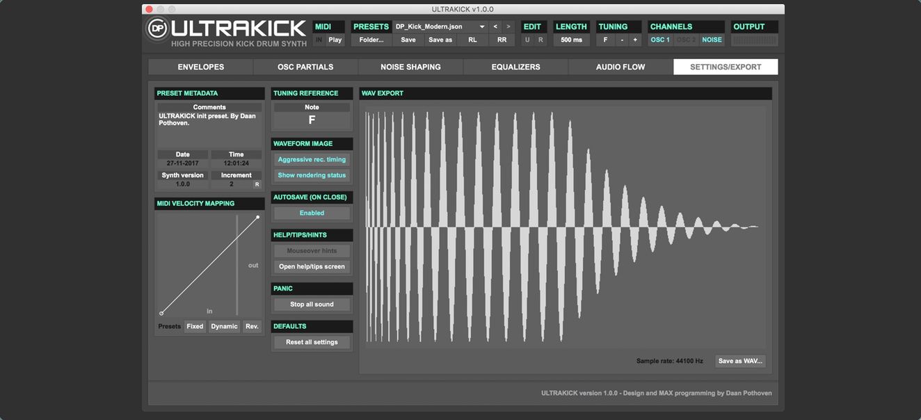 ULTRAKICK Max for Live drum synthesizer feature image