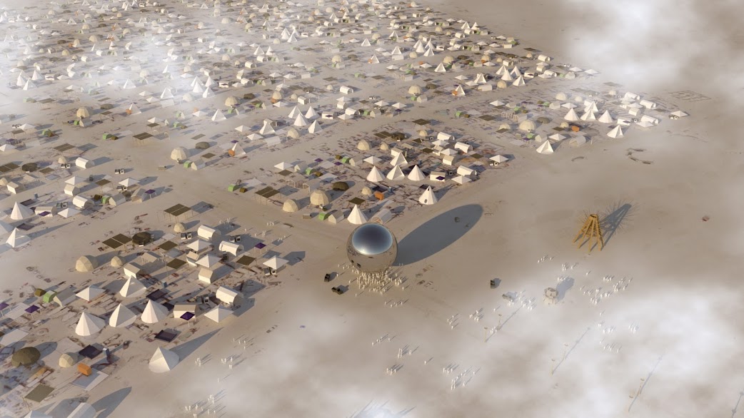 The Orb at Burning Man