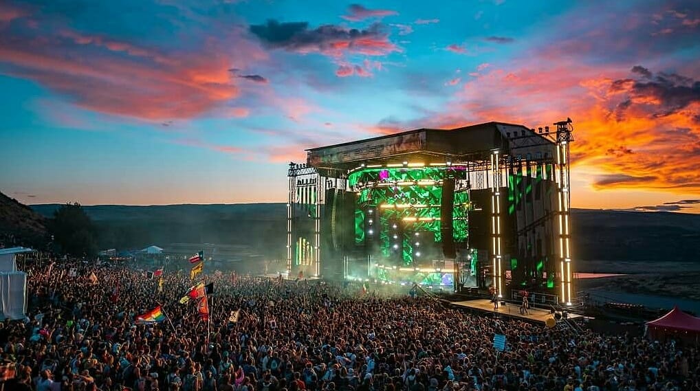 The Gorge festival stage