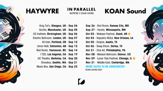 koan sound and haywyre announce in parallel tour dates