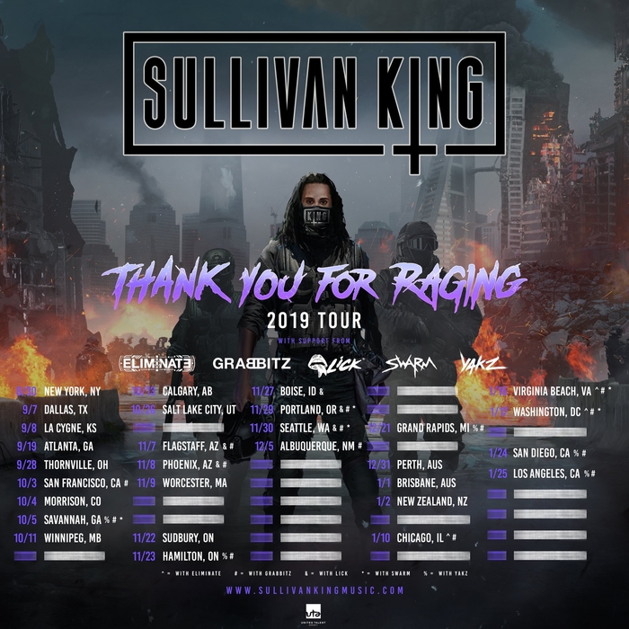 Sullivan King x Thank you for raging