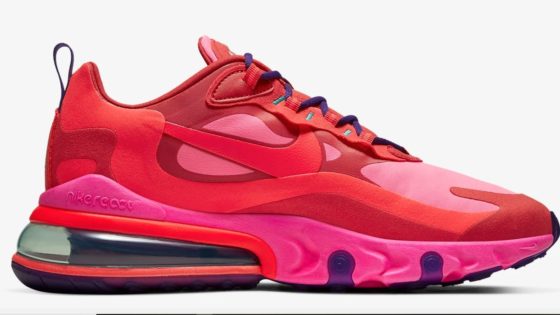 Nike Air Max 270 React x EDM-inspired shoes