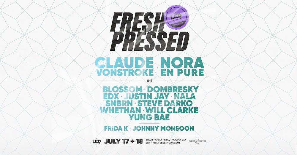 Fresh Pressed event lineup poster
