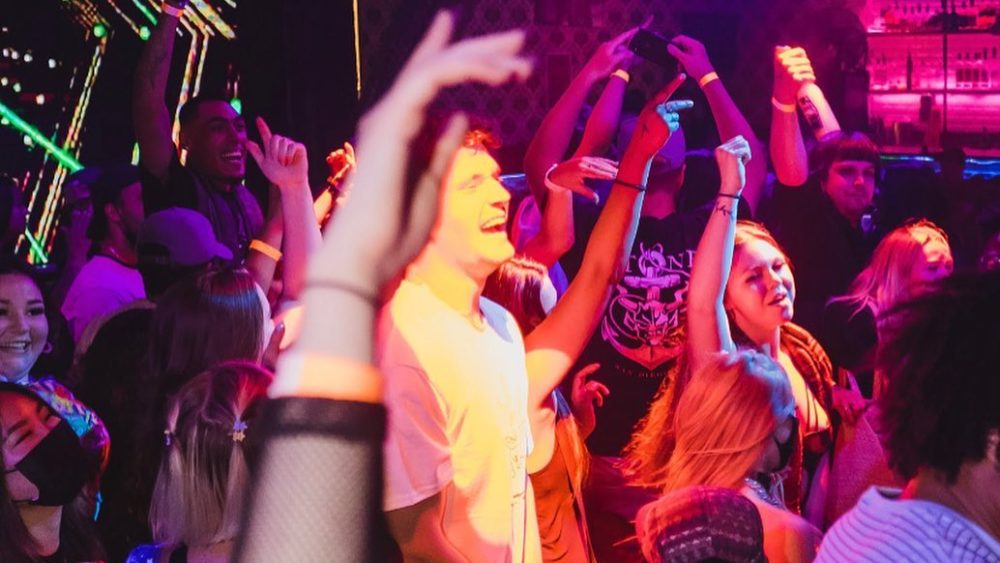 A crowd at Candy Nightclub in Portland dances