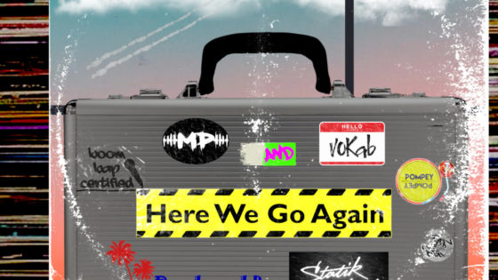 Hip hop single "Here Go Again" cover art